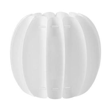 Imagem de Gralara Abajur de lustre, abajur leve, acessórios para lâmpada de acampamento, capa protetora para luz pendente, capa para dormitório, White a