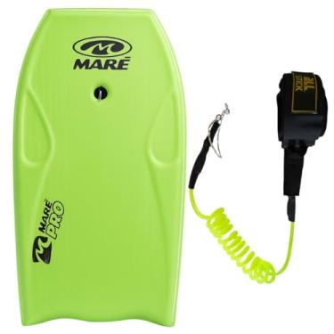 Imagem de Prancha Bodyboard Semi Profissional Maré Pró c/ Leash (Verde c/ Leash de Punho)