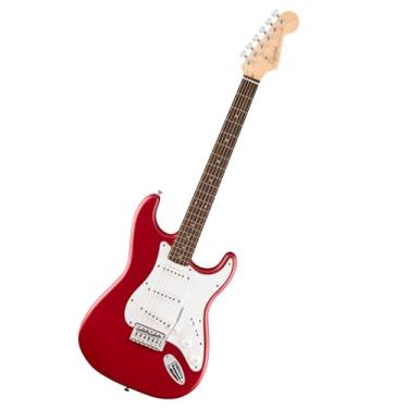 Imagem de Fender Squier Debut Series Stratocaster guitarra elétrica, guitarra para iniciantes, com 2 anos de garantia, vermelho Dakota