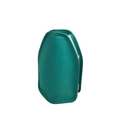 Imagem de Cooler Bolsa Térmica para Garrafa 750 ml em Nylon com Gel Interior para Bebidas Geladas CTK Mais (Verde)