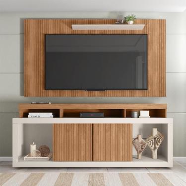 Imagem de Rack Painel Para Tv 65 Polegadas Life Marrom Caemmun