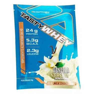 Imagem de Tasty Whey 3W - 1 Sachê 34g Vanilla Cream - Adoptogen