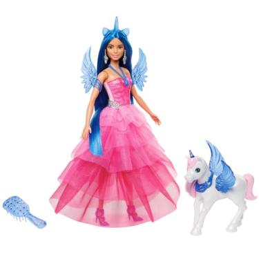 Imagem de Barbie Fantasia Boneca Edição Especial Safira para crianças a partir de 3 anos