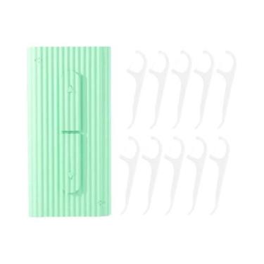 Imagem de Caixa De Armazenamento De Fio Dental Portátil, Empurrador E Puxador, H