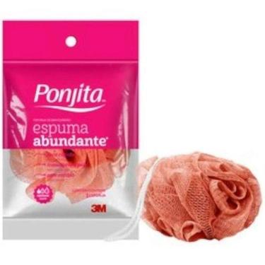 Imagem de Esponja para Banho Espuma Abundante Ponjita - 3M, SALMÃO