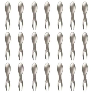 Imagem de CHWAIKA Conjunto de 21 Espetos de milho em espiga de aço inoxidável para churrasco, suportes de milho de milho para churrasco, garfo de milho