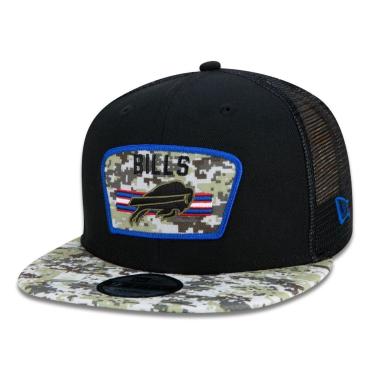 Imagem de Boné 9Fifty Trucker Buffalo Bills Salute To Service NFL Snapback Aba Reta New Era Masculino-Masculino