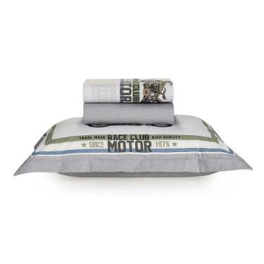 Imagem de Jogo De Cama Infantil Masculino 200 Fios - Karsten Motos