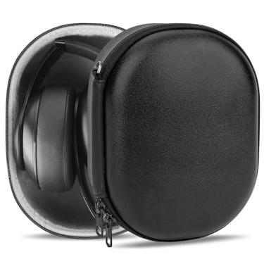 Imagem de Geekria Capa de fone de ouvido resistente PRO compatível com JBL TUNE 770NC/750NC, EVEREST 750NC, E65 BTNC, capa rígida, durável, bolsa de transporte de viagem com proteção multicamadas (preto)