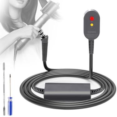 Imagem de WYWY.Wide Substituição Para Cabo Carregador De Energia Airwrap Styler, Compatível Com Adaptador Dyson, Acessórios Plugue, Kit Reparo Modelador Cabelo 110V