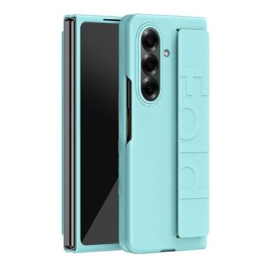 Imagem de HAOMRIYL Capa de pulseira para Samsung Galaxy Z Fold 7, pulseira de silicone flexível, capa protetora dobrável portátil, verde, dobra 7