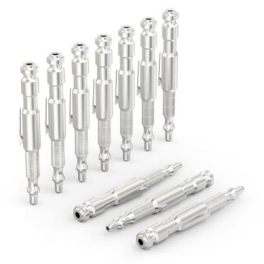 Imagem de GASHER 10 peças de pistola de sopro de ar de bolso ajustável com plugue tipo I/M de 1/10.2 cm