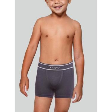 Imagem de Cueca Boxer Infantil Trifil CE4180 Sem Costura MicrofibraT. P/G, M, 02