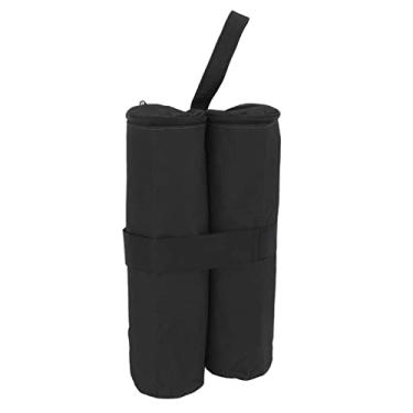 Imagem de Yctze Saco de Areia de Tenda Com Gancho e Design de Laço - Sacos de Areia Fixos para Tendas, Dosséis, Guarda -chuvas Sun Premium 600D Oxford Ploth Weight para Estabilidade Ao Ar Livre (Preto)