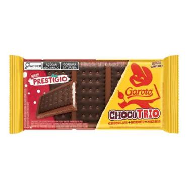 Imagem de Kit c/ 2 Chocolate Choco Trio Recheio Prestigio Garoto 90g