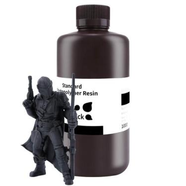 Imagem de Resina de impressora 3D ELEGOO Standard LCD 405nm UV 1L preta