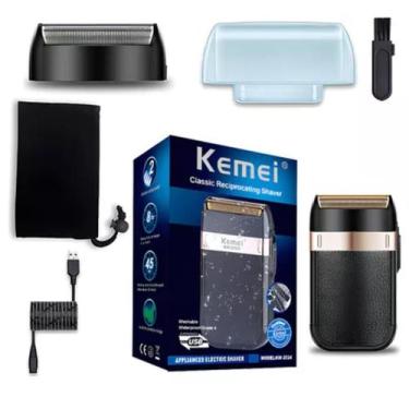 Imagem de Aparador Kemei Km-2024, Máquina Bivolt Para Cortes Perfeitos - Lippin,