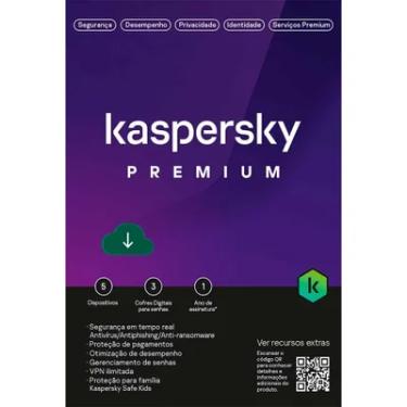 Imagem de Licenca Kaspersky Premium - 5 Dispositivos  3 Conta