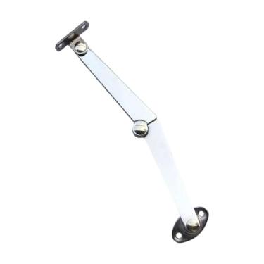 Imagem de WeiLaiKeQi Dobradiça de suporte de tampa com parafusos de montagem Instalação simples Suporte de substituição de tampa Dobradiça de gabinete para guarda-roupa de, para O Lado Direito