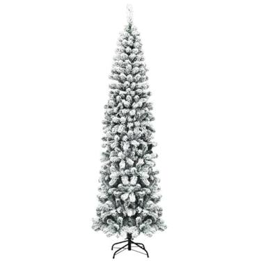 Imagem de Árvore de Natal Slim Nevada de 2,10m: Elegância e Espetacularidade com 370 Galhos