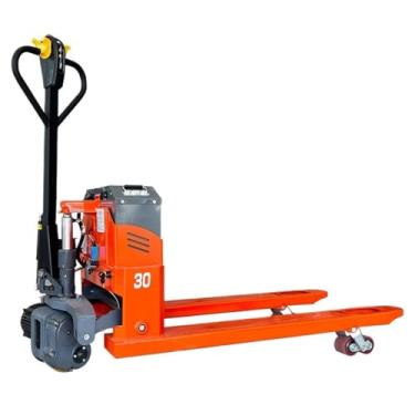 Imagem de Pallet Jack Caminhão elétrico de paletes com bateria de lítio totalmente elétrica para armazenamento interno e manuseio de paletes com capacidade de 2993.7 kg (55 cm)