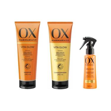 Imagem de Kit Ox Mari Maria Vita Glow Shampoo + Cond + Serum Capilar
