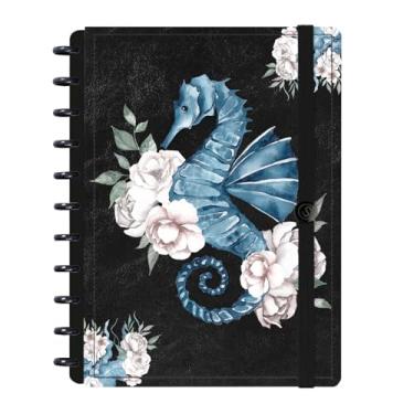 Imagem de Caderno de Disco ISCOOL Inteligente G Oceania Mar de Flores Preto
