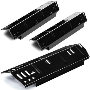 Imagem de DGH353CRP DGH353CRP-D Peças de reposição de placas de calor para Dyna Glo Grill peças 3 queimadores 70-02-158 70-02-159 Dyna-glo Heat Shield Heat Shield Heat Tenda para queimador principal Sear PLUS