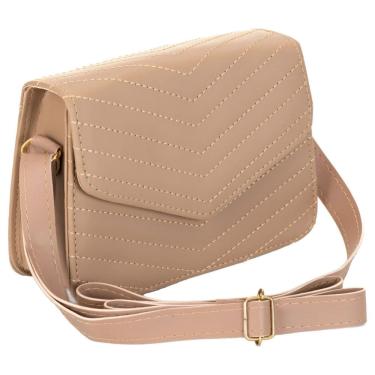 Imagem de Bolsa Casual Detalhe em Bordado com Alça Transversal Fixa com Fecho Prático e Seguro e Versátil