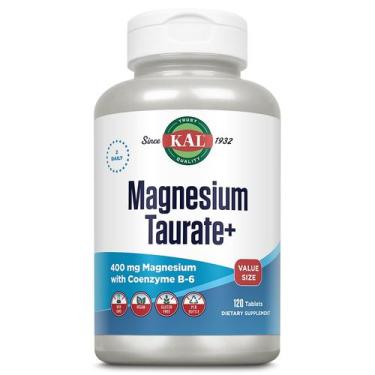 Imagem de Suplemento KAL Taurato de Magnésio 400 mg com Vitamina B6 120 comprimi