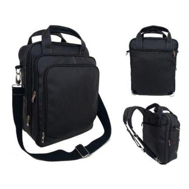 Imagem de Bolsa Pasta Tiracolo Transversal Notebook 14 Pol Resistente  - CDP, Pr