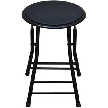 Imagem de Tamborete Dobrável De Alta Resistência Capacidade De Carga 200kg Balcão De Cozinha Bar Cadeira De Bar Cadeira De Escritório Conjunto De Banquinho Barra De Assento Ch Pernas De Metal Bar Lig