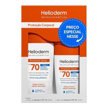 Imagem de KIT HELIODERM CORPORAL FPS 70 C/200ML + 120ML