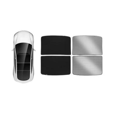Imagem de Tesla Model Y 3 Highland Teto Solar Protetor UV 2 Em 1 Camada Acessóri
