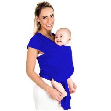 Imagem de Baby Sling Mamãe Canguru Malha 100% Algodão Wrap Sling - Bella Sorocab