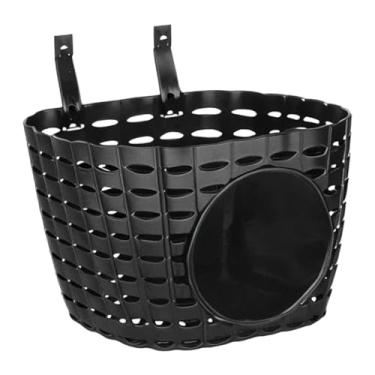 Imagem de Aymzbd Cesta de Bicicleta, Bolsa de Bagagem, Cesta Frontal para Meninos E Meninas, Preto