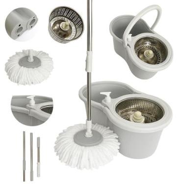 Imagem de Mop 14 Litros Giratório 360º com Dispenser Cabo 1,60m para Limpeza Pes