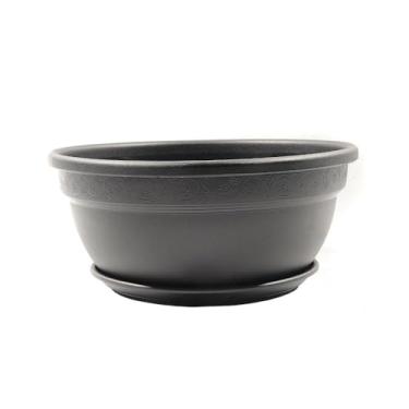 Imagem de Cuia Vic com Prato Desli Preta - 28 cm