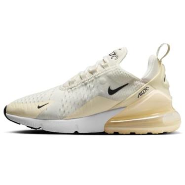 Imagem de Nike Tênis feminino Air Max 270 (AH6789-124, vela/leite de coco/marfim claro/preto), Vela/leite de coco/marfim claro/preto, 34