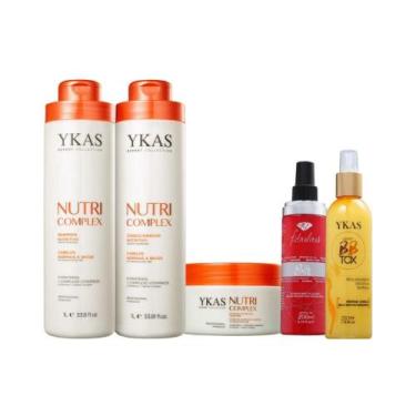 Imagem de Ykas Nutri Complex Kit Trio Grande + Fabulous All In One + Botox Líqui