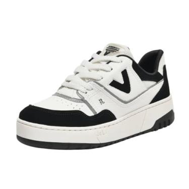 Imagem de Tênis Via Marte Feminino Nb 550 Street Skate Branco/preto (Branco/Preto, BR, Adulto, Numérico, 38)