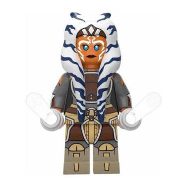 Imagem de Boneco Ahsoka Tano Mandalorian Blocos De Montar Star Wars