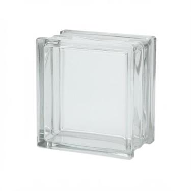Imagem de Tijolo de Vidro 19 x 19 x 8 cm Liso Incolor 06 Unidades Tradestar