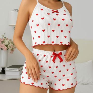 Imagem de Conjuntinho Baby Dool Feminino Babadinho Conforto e Estilo - WALU, Bra