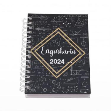 Imagem de Agenda Profissões 2024 Capa Dura Engenharia A5 352 Pgs - Serv Color