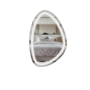 Imagem de Espelho Orgânico Jateado Led 60x80 Touch Camarim Iluminado (Frio)