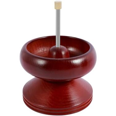 Imagem de HSHGZSR Kit de carregador rápido de contas de madeira com agulha de miçangas, carregador portátil de contas giratórias, contas de argila, tigela giratória, tigela rápida para artesanato, pulseira,