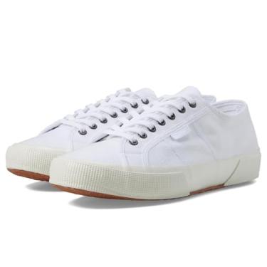 Imagem de Superga 2750 OG Unissex – Sapatos para mulheres e homens – Cabedal de algodão – Palmilha ergonômica – Sola de borracha, Branco/Full Avorio, EU 36 (US Men's 4.5, Women's 6) Medium