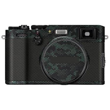 Imagem de X100F Película de câmera antiarranhões para FujiFilm X 100F Película protetora de vinil revestimento acessórios de fotografia adesivo X-100F (Mamba Green)