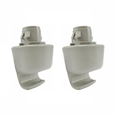 Imagem de 2 peças de suporte de clipe de retenção de viseira solar para Nissan Pathfinder Altima X-Trail Rogue 2014-2020, para Infiniti QX56 QX60 JX35, OEM # 96409-3JA0A, 96409-5HA0A